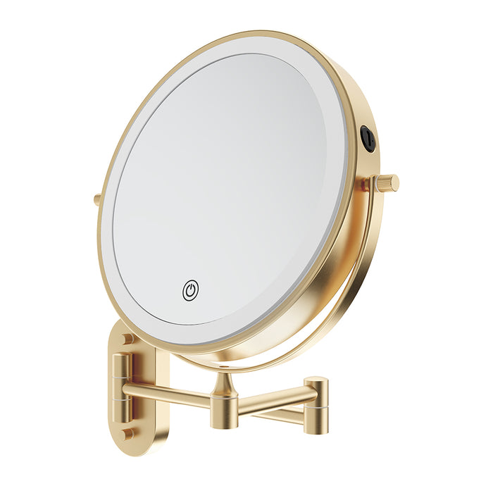Swivel LED Magnifying Mirror (Urban Brass)