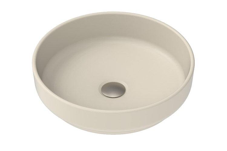 Monroe Above Counter Basin Matte Ivory