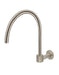 Round High-Rise Swivel Wall Spout (Champagne