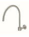 Round High-Rise Swivel Wall Spout (Brushed Nickel)