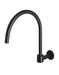 Round High-Rise Swivel Wall Spout (Matte Black)
