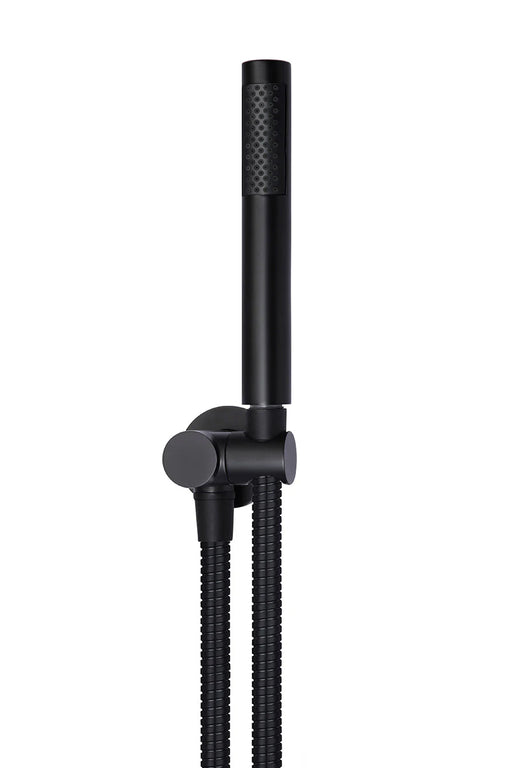 Meir Round Shower on Swivel Bracket (Matte Black)