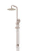 Meir Round Combination Shower Rail, 200mm Rose, Three-Function Hand Shower (Champagne)