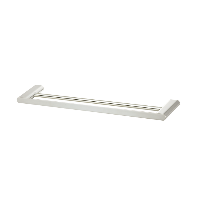 Oliveri Madrid Double Towel Rail 650mm (Brushed Nickel)