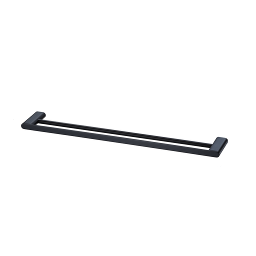 Oliveri Madrid Double Towel Rail 650mm (Matte Black)