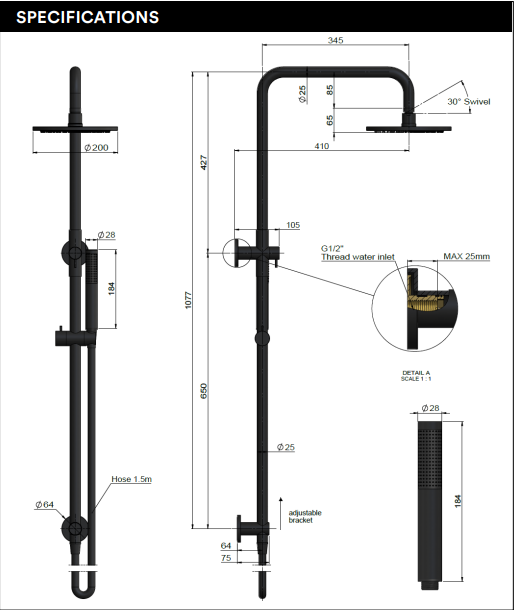 Product Specification Information