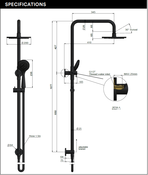 Product Specification Information