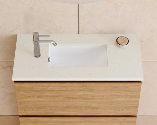 Timberline Mini Rectangle Under Counter Basin (White Gloss)