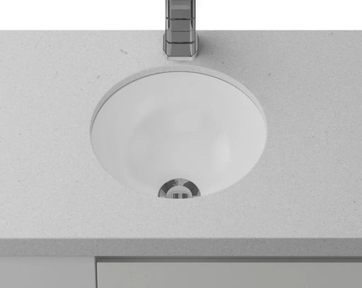 Timberline Mini Round Under Counter Basin (White Gloss)