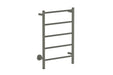NATURAL 5 Bar 500mm Straight Heated Towel Rail with PTSelect Switch (Brushed Graphite)