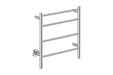 NATURAL 4 Bar 500mm Straight Heated Towel Rail with PTSelect Switch (Polished Stainless Steel)