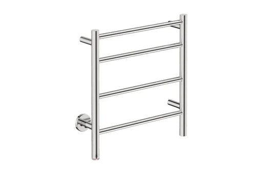 NATURAL 4 Bar 500mm Straight Heated Towel Rail with PTSelect Switch (Polished Stainless Steel)