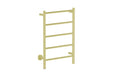NATURAL 5 Bar 500mm Straight Heated Towel Rail with PTSelect Switch (Brushed Champagne Gold)
