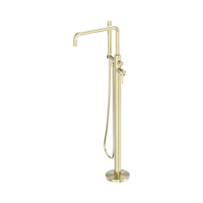 Zen SS316L Freestanding Bath Mixer (Brushed Gold)