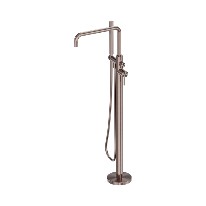 Zen SS316L Freestanding Bath Mixer (Brushed Bronze)