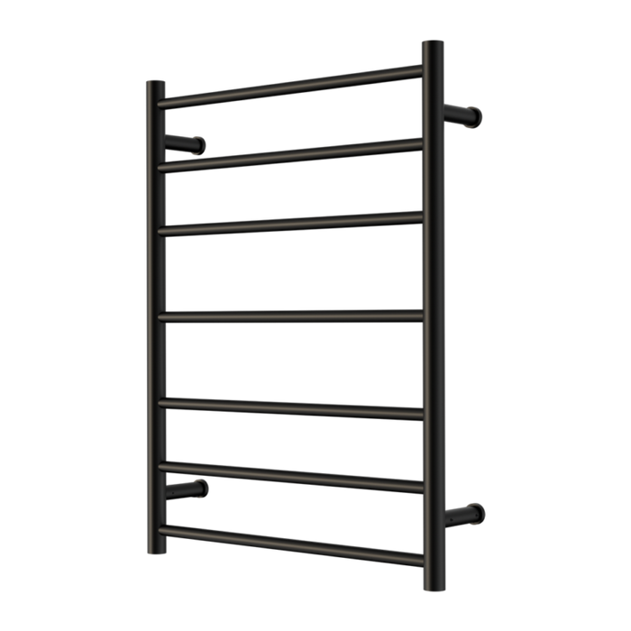 Mecca 240V 7 Bar Heated Towel Ladder (Matte Black)