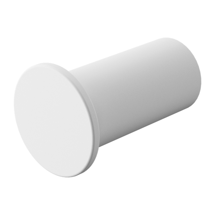 Mecca Robe Hook Slim (Matte White)