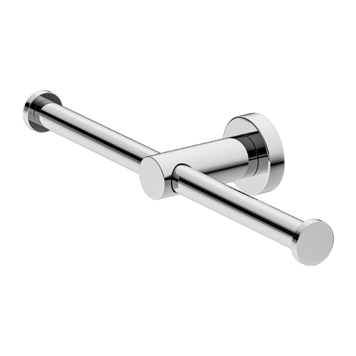 Mecca Double Toilet Roll Holder (Chrome)