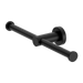 Mecca Double Toilet Roll Holder (Matte Black)