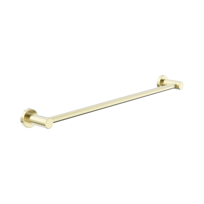 Dolce II Single Towel Rail 600mm (Brushed Gold)