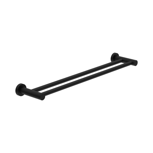 Dolce II Double Towel Rail 600mm (Matte Black)