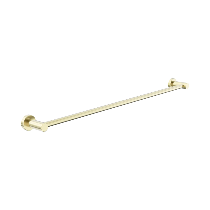 Dolce II Single Towel Rail 800mm (Brushed Gold)