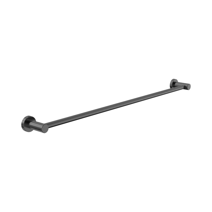 Dolce II Single Towel Rail 800mm (Gun Metal)