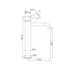 Specification line drawing