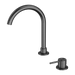 Mecca Hob Basin Mixer Round Swivel Spout (Gun Metal)