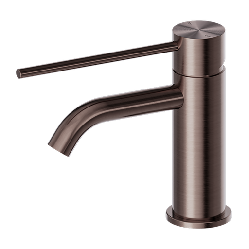 Mecca Basin Mixer (Brushed Bronze) with extended Care lever