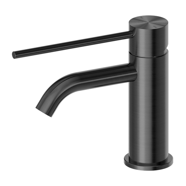 Mecca Basin Mixer (Gun Metal) with extended Care Lever
