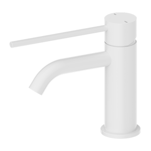 Mecca Basin Mixer (Matte White) with Extended Care lever