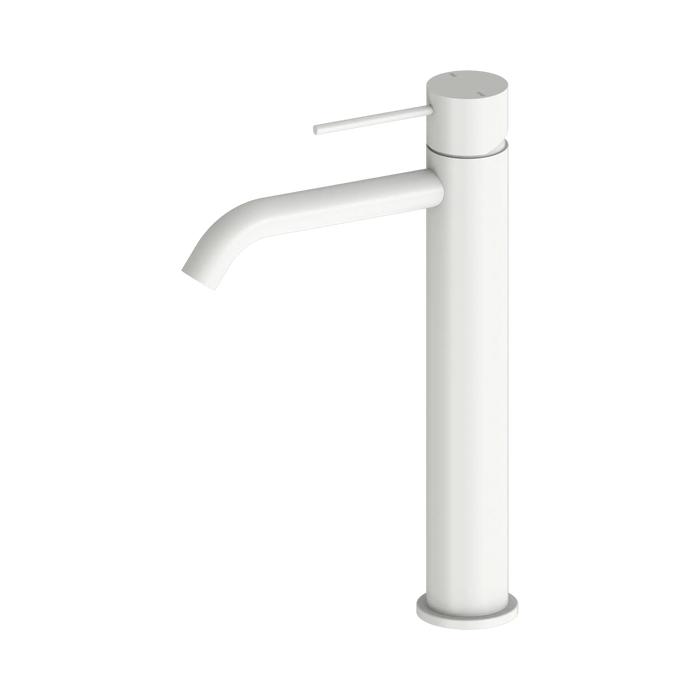 Mecca Tall Basin Mixer (Matte White)
