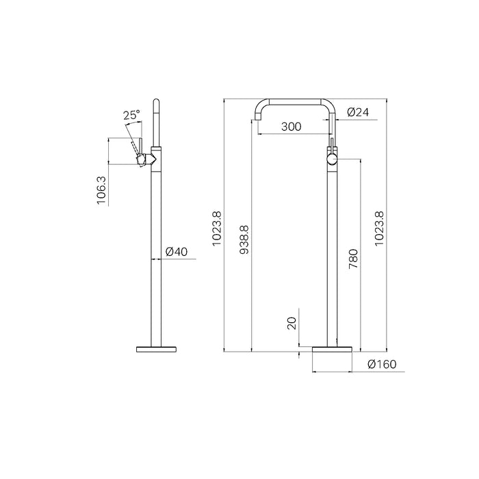 Specification Line Drawing