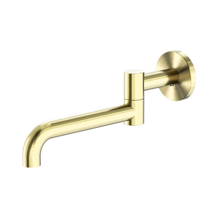 Mecca Swivel Wall Bath Spout (Brushed Gold)