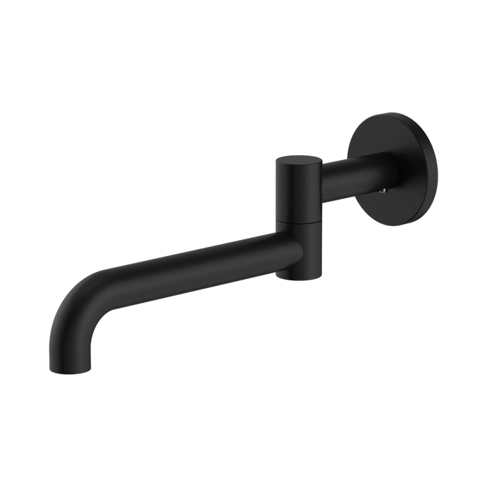 Mecca Swivel Wall Bath Spout (Matte Black)