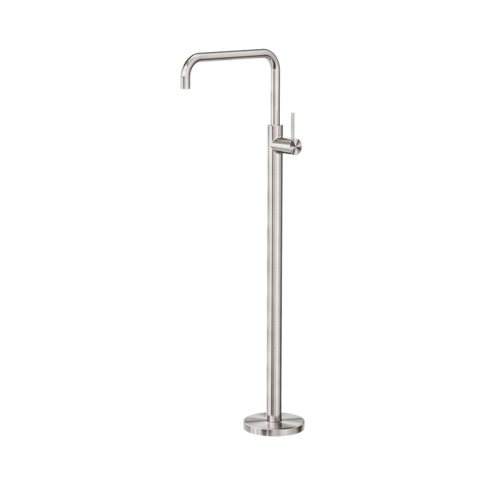 Mecca Round Freestanding Bath Mixer (Brushed Nickel)