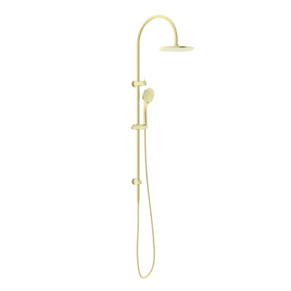 Mecca Twin Shower with Air Shower Brushed Gold