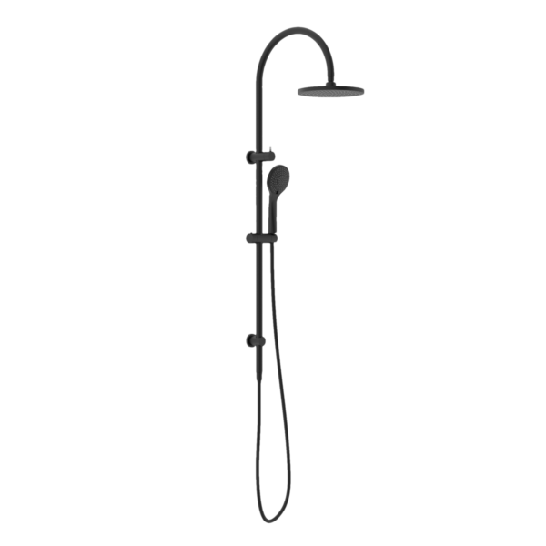 Mecca Twin Shower with Air Shower Matte Black