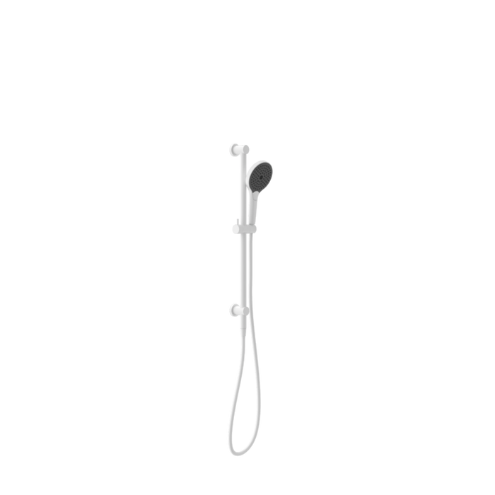 Mecca Shower Rail With Air Shower II (Matte White)
