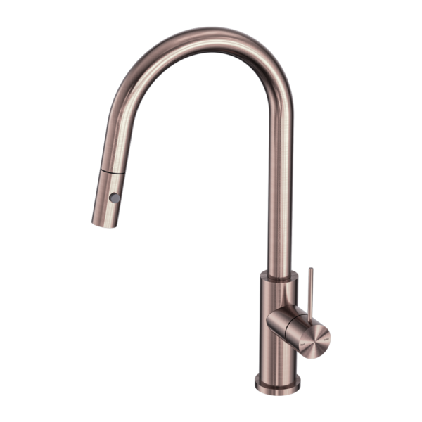 Mecca Pullout Sink Mixer in Brushed Bronze