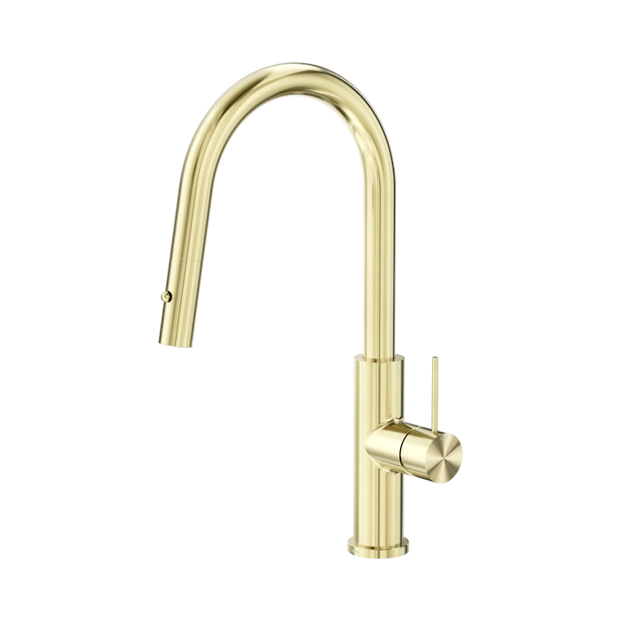 Mecca Pull Out Kitchen Mixer with Smart Sensor (Brushed Gold)