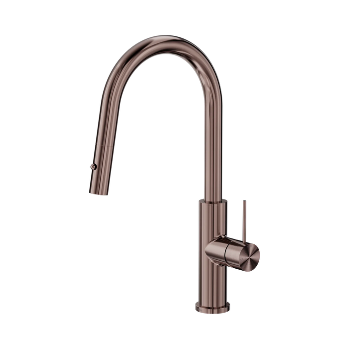 Mecca Pull Out Kitchen Mixer with Smart Sensor (Brushed Bronze)