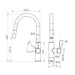 Specification line drawing