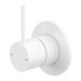 Mecca Shower Mixer Handle Up 80mm Plate (Matte White)