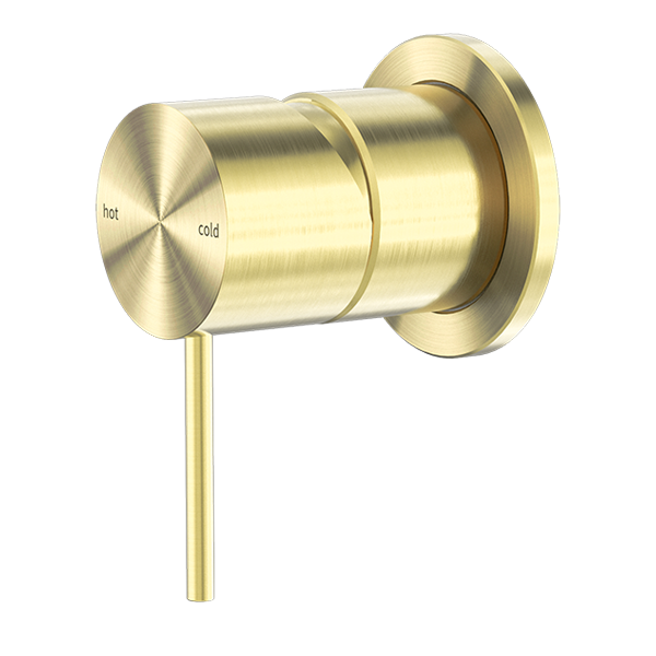 Mecca Shower Mixer 60mm Plate (Brushed Gold)