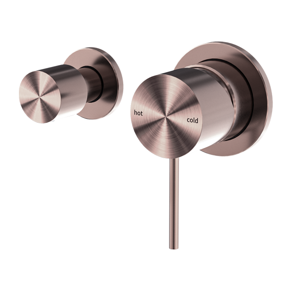 Mecca Shower Mixer with Horizontal 2 Way Divertor (Brushed Bronze)