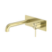 Mecca Wall Basin/Bath Mixer Set 120mm (Brushed Gold)