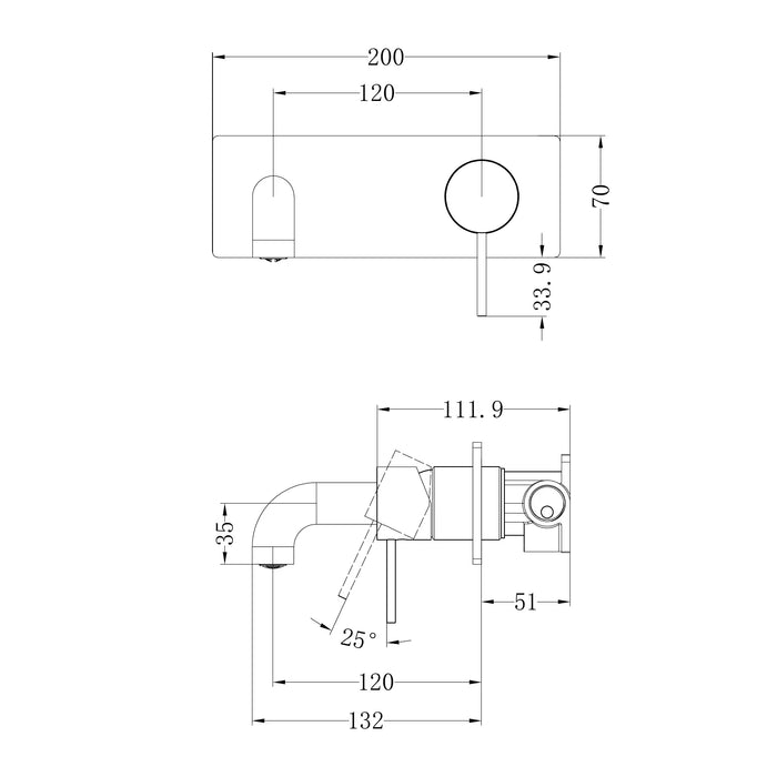 Specification Line Drawing