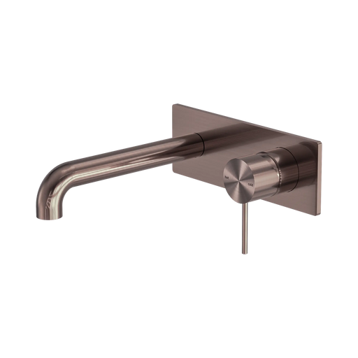 Mecca Wall Basin/Bath Mixer Set 160mm (Brushed Bronze)